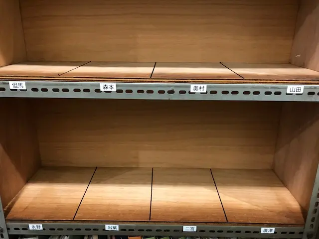 5S改善事例_工場ロッカー