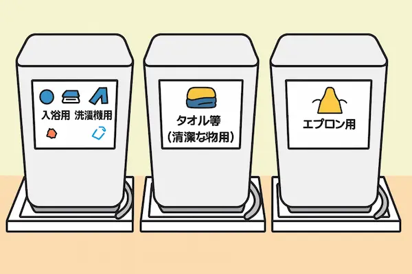 5s介護標示のイラスト