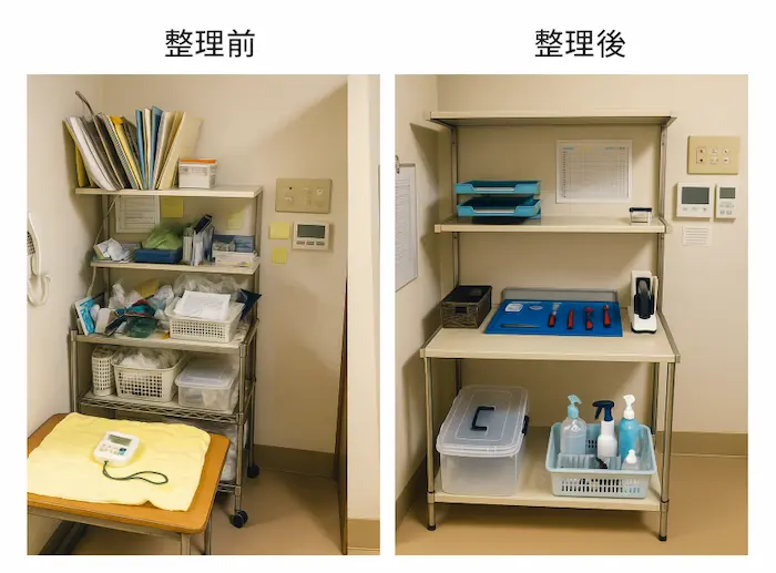 介護施設の5s活動_整理の事例