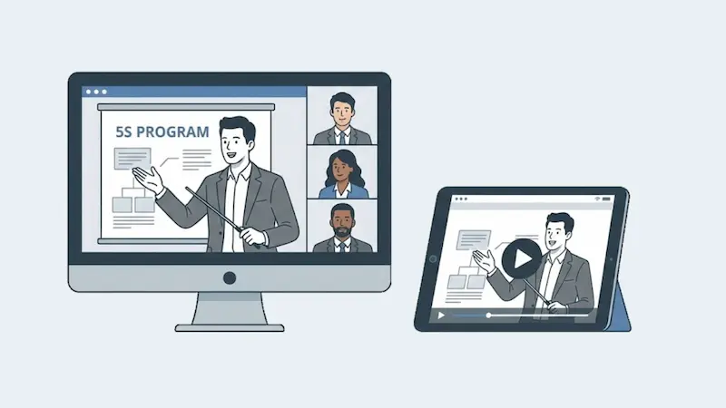 スマイル式5Sプログラム
(オンライン+オンデマンド研修)